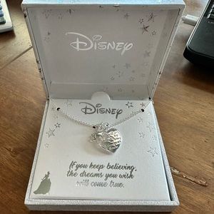 Disney necklace and charm